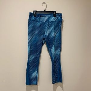 Nike Blue Crop Leggings Size M